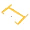 Vestil Steel Trailer Wheel Lock, 24 X 35 Usable, For Use On Dual Tires, Yellow TWL-2435 - alternate 1